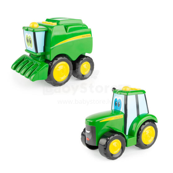 JOHN DEERE sõiduk Johnny and Corey Lights & Sounds, assortii, 37910A