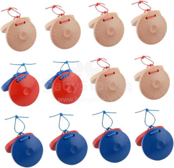 Wooden Castanet Art.22519  castanets,1 psc