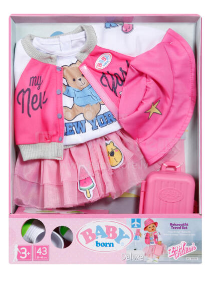 BABY BORN Deluxe Travel set, 43 cm