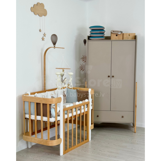 La Bebe™  Nika Wardrobe Art.227075 Cappucino