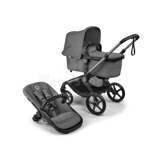 Bugaboo Fox 5 2 in 1 Art.227117 Moon Grey Beebi universaalne jalutuskäru trafo