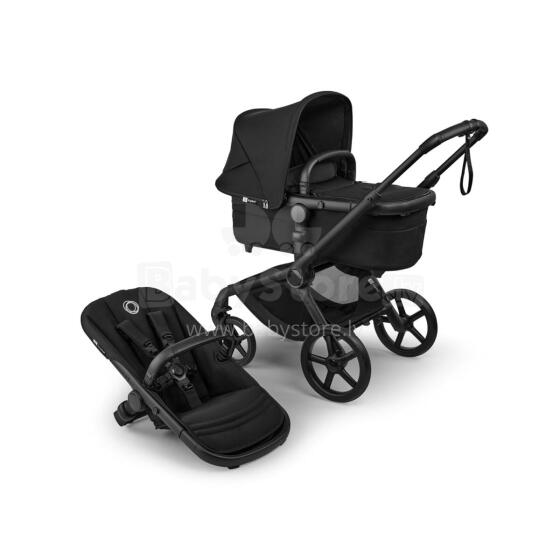 Bugaboo Fox 5  2 in 1 Art.227122 Heritage Black Beebi universaalne jalutuskäru trafo