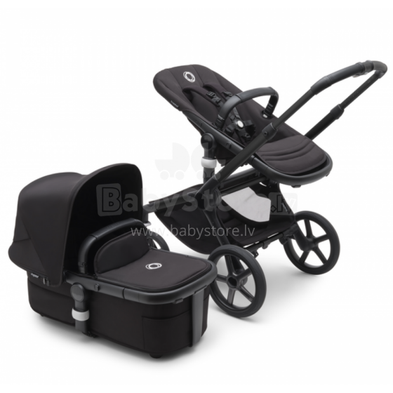 Bugaboo Fox 5 2 in 1 Art.227130 Black Beebi universaalne jalutuskäru trafo