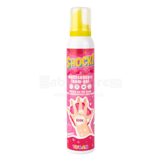 Shock! Art.TU3401 Multisensoriline vaht-geel - 200 ml - Maasikas