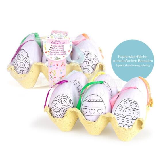 Tommy&Frida - Dekoratiivmunad värvimiseks (6 pcs.)