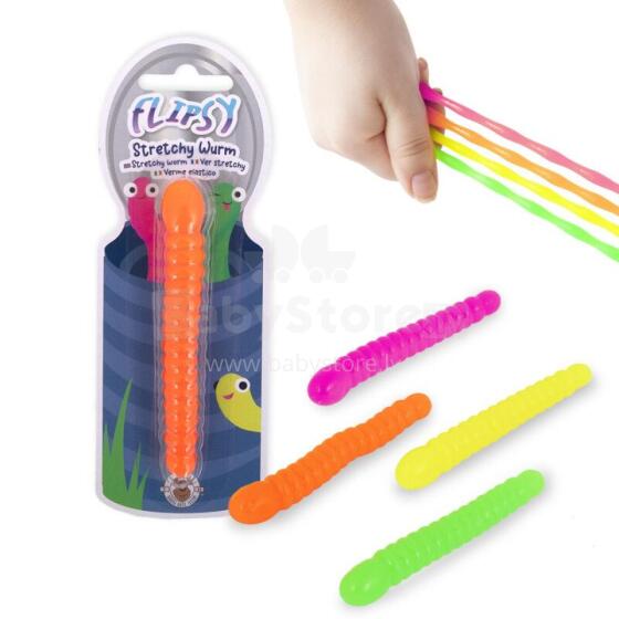 Elastne mänguasi – Uss (1 tk., 4 kujundust)