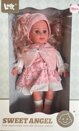 NYATI 169182 Doll si le awu pink me si ƒe didime nye sentimeta 38