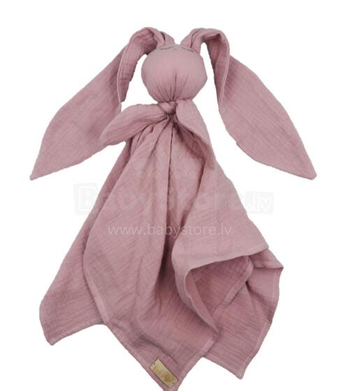 BABY 01082 Hug Me Bunny muslin ƒe aklala ƒoɖi pink