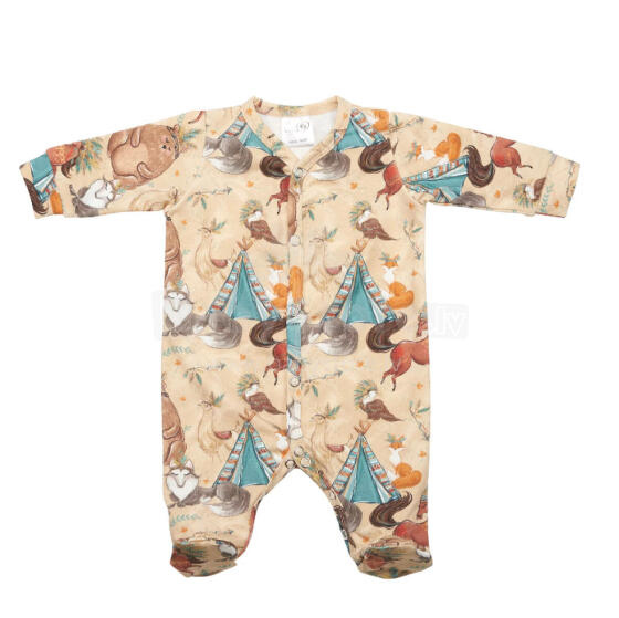 BABY 01393 Vidzĩ romper asi didi Boho Ŋutsuvi 56/62