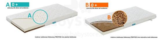 FIKI MIKI Mattress Latex-Foam-Koko Bubu ƒe Fli 120x60