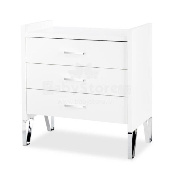 Klups Blanka Art.233070 White Puidust kummut