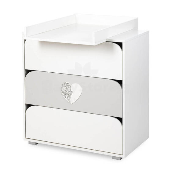 Klups Nel Heart Art.233080 Puidust kummut vahetatava pinnaga