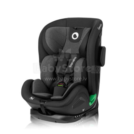 LIONELO Harper i-Size Black Carbon Grey Ʋuzikpui