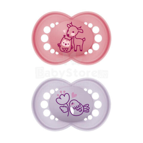 MAM 850714 Soother Original 6+ Ɣletinyigba Lɔlɔ̃ nyɔnuvi