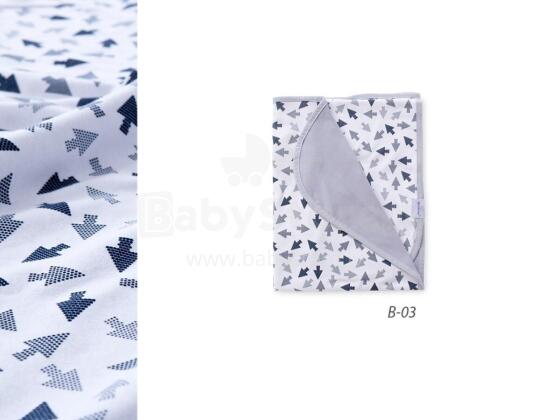MATEX Blanket BAMBOO bambu-afã eve 75x100 [TB0347_B3] aŋutrɔwo