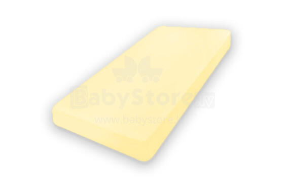 MATEX Fitted sheet JERSEY 70x140 [TB0028_04] yellow