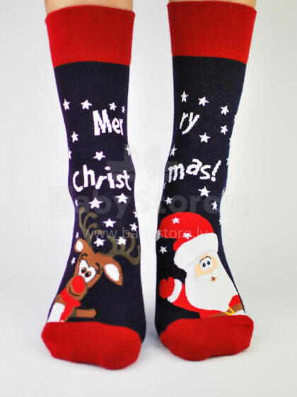 NOVITI SF012-U-04 Terry soxwo XMAS Kristmas ƒe dzidzɔkpɔkpɔ 31/34