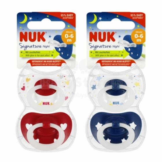 NUK 175270 Silicone Soother DZƆDZƆDZƆME ZÃ 0-6m