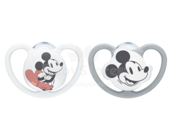 NUK 176286 Pacifier 6-18 silicone fafa SPACE MICKEY MOUSE 2 pcs