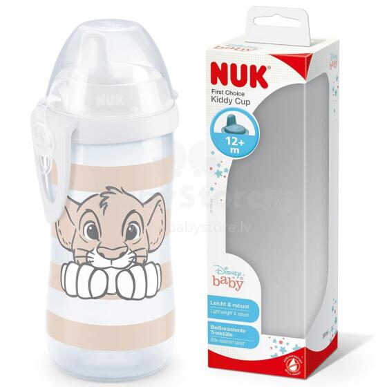 NUK 255643 KIDDY CUP 300ml 12+ DISNEY DZALA FIA
