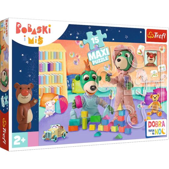 TREFL 14332 Puzzle 15 MAXI Vidzĩwo ƒe Xexeame ƒe Dzidzɔkpɔkpɔ - Zã nyui, Trefliki na zã
