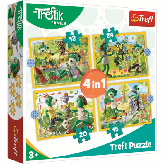 TREFL 34358 Puzzle 4 le 1 me Trefliks ƒe ƒuƒoƒo ƒe modzakaɖeɖe
