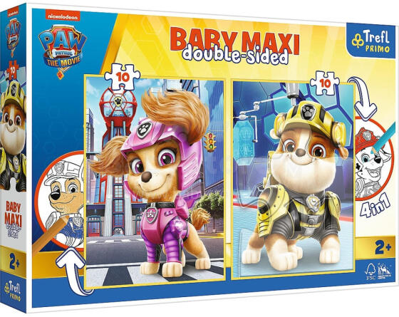TREFL 43004 Puzzle Vidzĩ MAXI 2x10 Dzidzɔ Paw Patrol Ƒuƒoƒo
