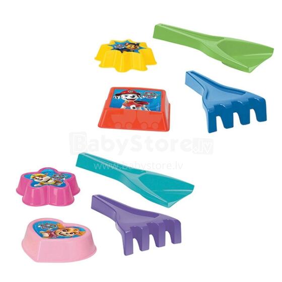 WADER 81010 Paw Patrol ƒe aŋetu + rake + 2 aŋenuwo