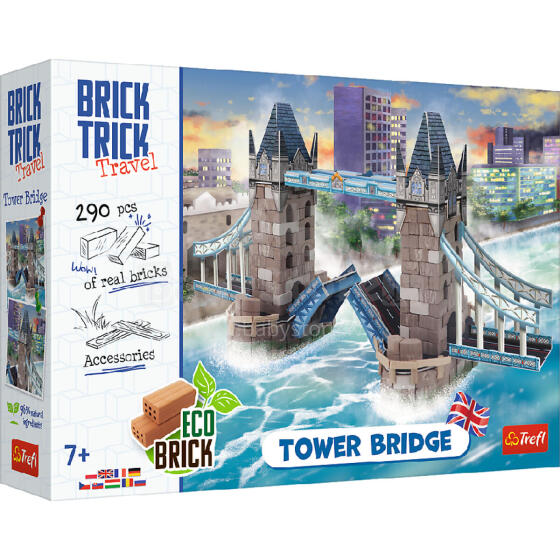 BRICK TRICK 61606 Tɔdzisasrã si woyɔna be Tower Bridge