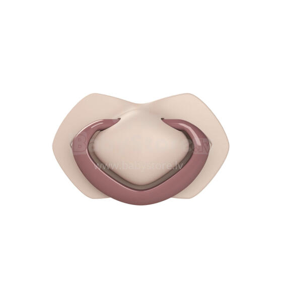 CANPOL 22/655 Fafa silicone symmetrical pacifier 0-6 ɣleti Amadede Dzadzɛ 2 pcs pink