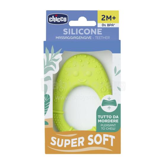 CHICCO 00028120300000 Falɛfalɛ Teether Avocado 2m+