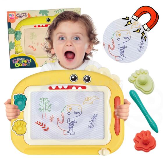 WOOPIE 48181 Dinosaur ƒe Magnetic Board Dzĩ