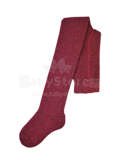 NOVITI RB002-G-04 Tights kotoklobo burgundy melange sika lurex 68/74