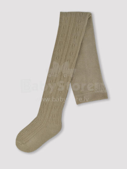 NOVITI RB006-G-02 Cotton tights with jacquard pattern beige 116/122