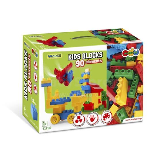 WADER 41296 Ðeviwo ƒe Blocks 90 pcs.