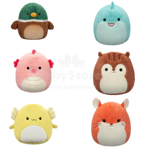 SQUISHMALLOWS W21 Fuzz-A-Mallows Plīša rotaļlieta, 30 cm