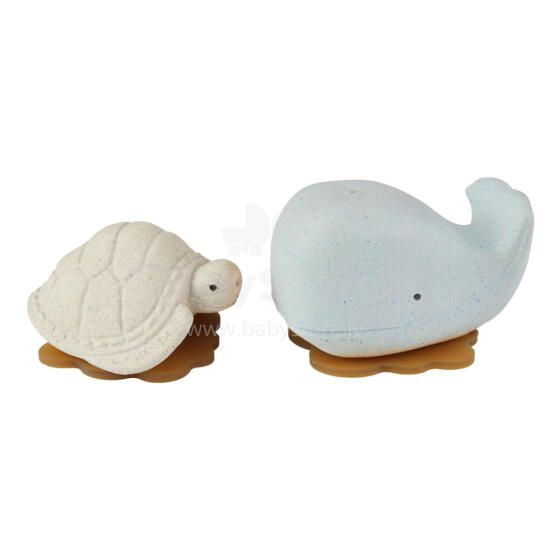 Hevea Set Rubber Bathing Toy Art.345021 Blizzard Blue/Vanilla