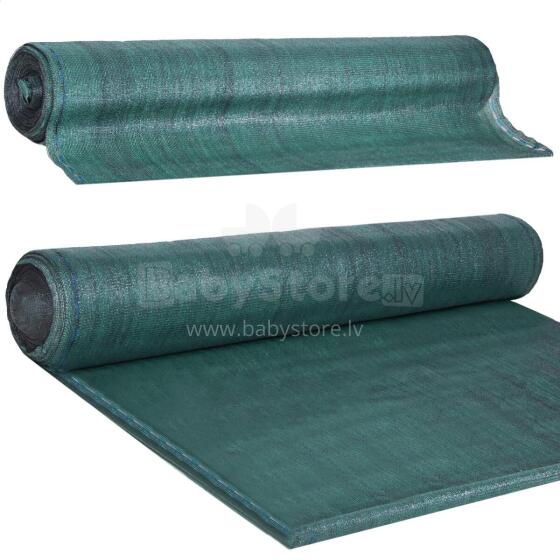Shading net Springos SN0021 65 g/m2 1.5x50m 200 Cable ties, green