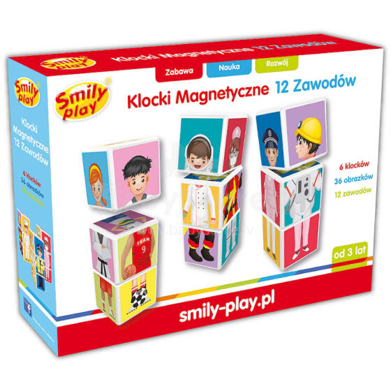 SMILY PLAY SP83465 Magnet-blokwo