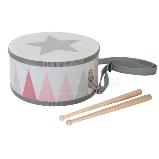 JaBaDaBaDo Drum Art.M14087 Pink  Muusikaline puust trummel