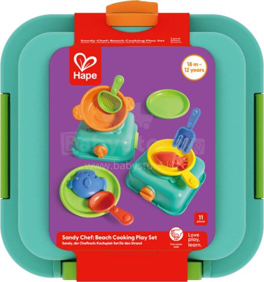 HAPE liivamänguasjad toiduvalmistamise mängukomplekt, E4106K