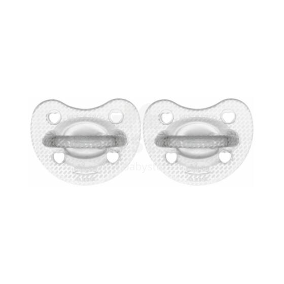 CHICCO 00073088310000 Pacifier PF CRYSTAL 2-6 2pcs