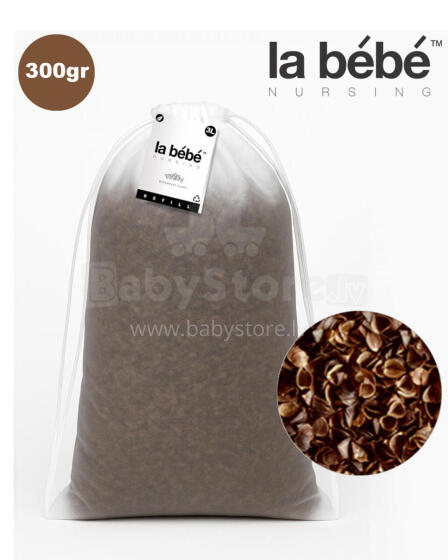 La Bebe™ Eco Refill 300 gr Art.58259 Filling for Poufs and Bean Bags (DIY) — Buckwheat Hulls tatrakoored lisatäide