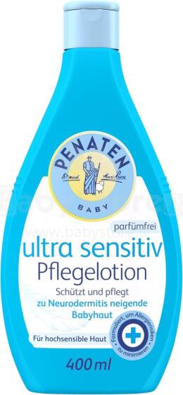 Penaten Skin Ultra Sensitive Lotion Art.244264 Kūdikių veido ir kūno pienelis, 400ml