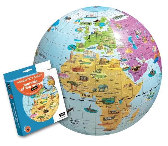 CALY inflatable globe-ball “Xexeame ƒe Nukunuwo”, 42 cm