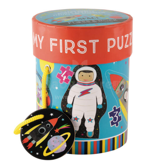 Nye puzzle gbãtɔwo, Space, puzzle 4 (3, 4, 6, 8 pieces) .