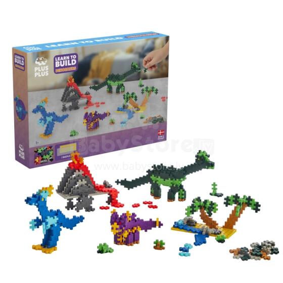 Plus Plus xɔtula, Na gɔmedzelawo, Dinosaurs, 600 pcs.