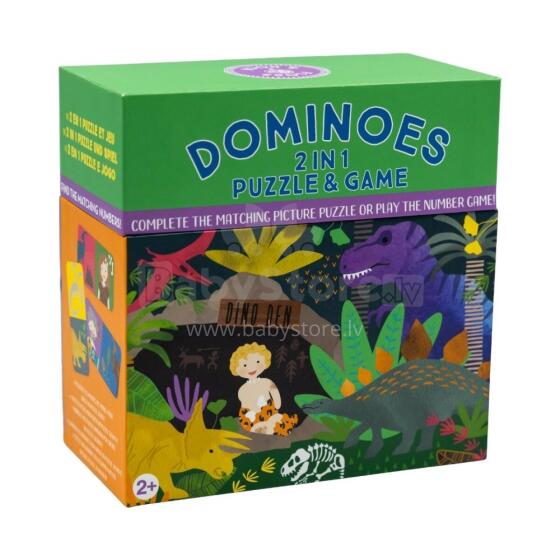 Domino-puzzle fefe 2in1, Dinosaurs