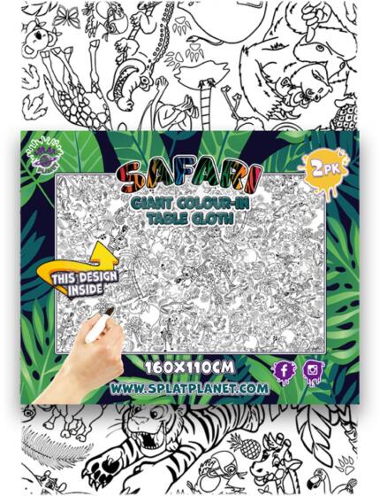 Splat Planet amadede kplɔ̃dzivɔ, Safari 2 pcs.