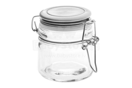 Maku Glass jar w/stainless clip top 0,1 L